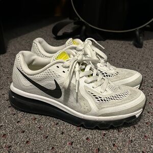 Nike Air Max White and Black Sneakers